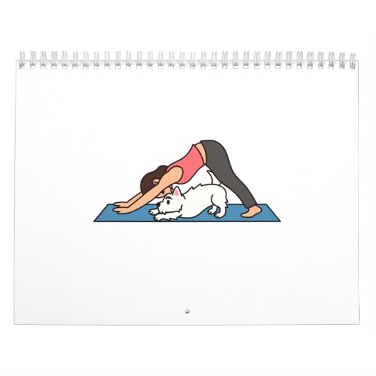 Westie Yoga Buddies Kalender (Titelbild)