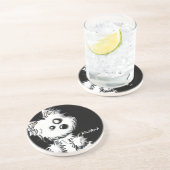 Westie Zombie Dog Untersetzer (Seite)