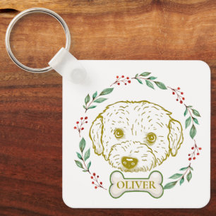 Westiepoo Dog Personalisiert Schlüsselanhänger