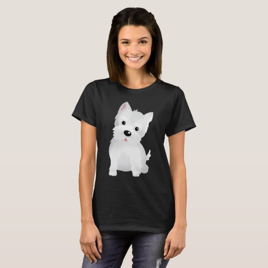 Westierhund T-Shirt (Vorne ganz)