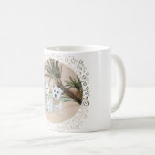 Westies auf einem Palmy Beach Kaffeetasse (VorderseiteRechts)
