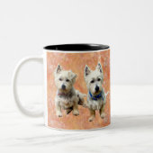 Westies Becher Zweifarbige Tasse (Links)
