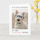 Westie's Calculations, Oh, wer zählt wie viele Karte (Gelbe Blume)