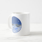 Westies im Schnee Kaffeetasse (Vorderseite Links)