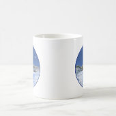 Westies im Schnee Kaffeetasse (Mittel)