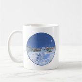 Westies im Schnee Kaffeetasse (Links)