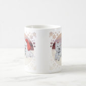 Westies in Wintertime Kaffeetasse (Mittel)
