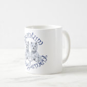 Westies Quantum Veranglement Kaffeetasse (VorderseiteRechts)