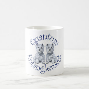 Westies Quantum Veranglement Kaffeetasse