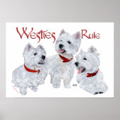 Westies-Regel! Poster (Vorne)