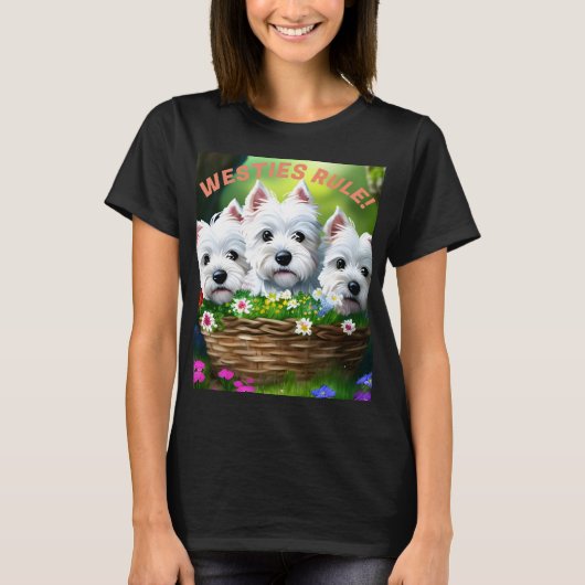 Westies-Regel! T-Shirt (Vorderseite)