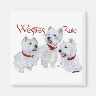 Westies regieren! magnet