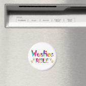 Westies Rule Magnet (In Situ (Geschirrspüler))