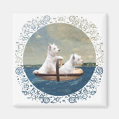 Westies Set Sail Magnet (Vorne)