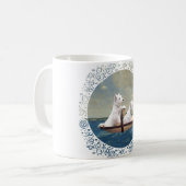 Westies setzen Segel Kaffeetasse (Vorderseite Links)