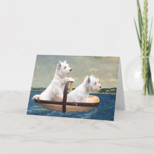 Westies setzen Segel Karte