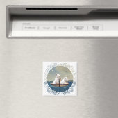 Westies setzen Segel Magnet (In Situ (Geschirrspüler))