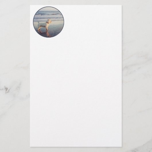 Westies und das Meer Briefpapier (Vorderseite)