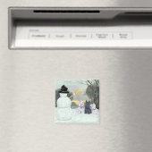 Westies und Schottland mit Snowman Magnet (In Situ (Geschirrspüler))