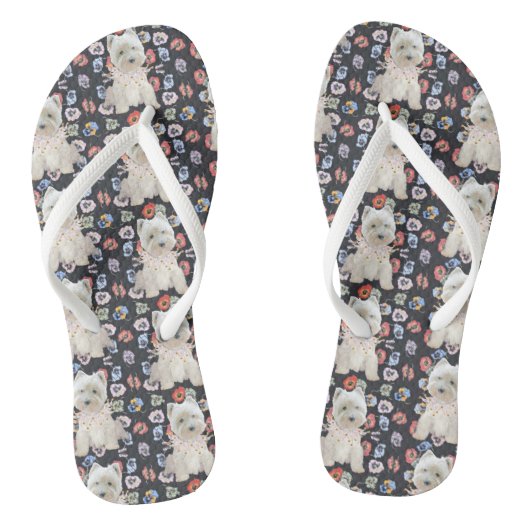 Westies, Westies, Westies Badesandalen (Fußbett)