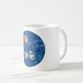 Westies wollen auf dem Mond Kaffeetasse (VorderseiteRechts)