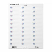 Westin Christmas Return Address Label (Vorne)