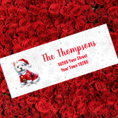 Westin Christmas Return Address Label