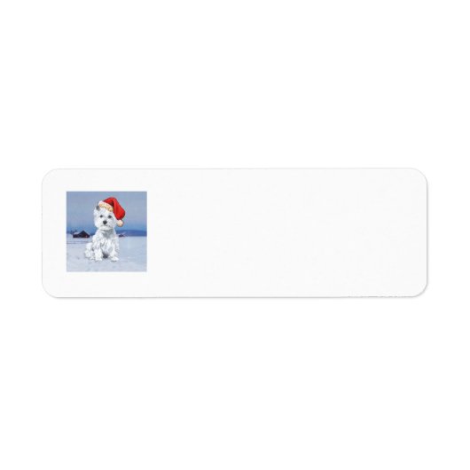 Westin Christmas Return Address Label (Vorne)