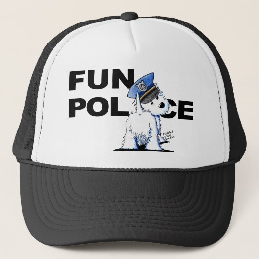 Westin FUN POLICE Hut Truckerkappe (Vorderseite)