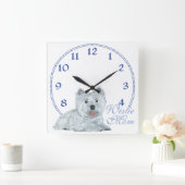 Westin-Mama Quadratische Wanduhr (Zuhause)