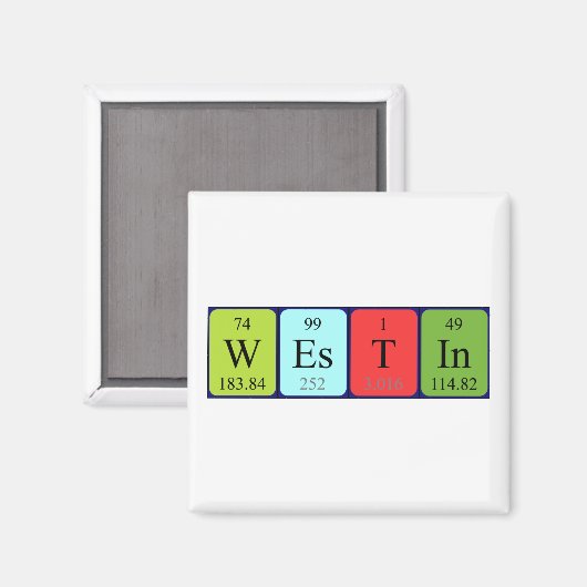 Westin Periodenmagnet Magnet (Vorderseite/Rückseite)