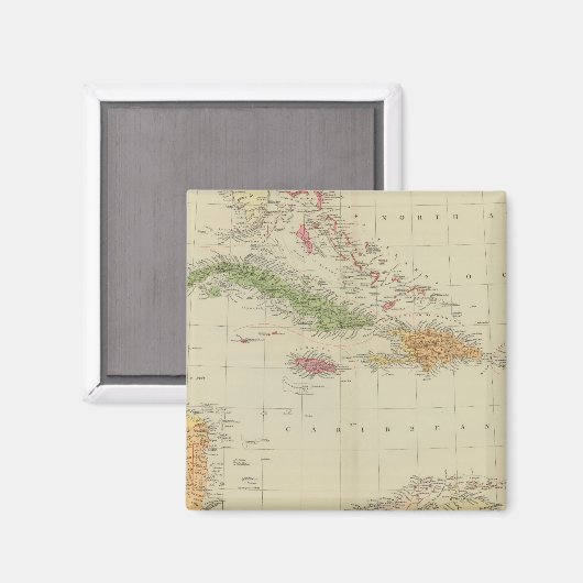 Westindien 10 magnet (Vorderseite/Rückseite)