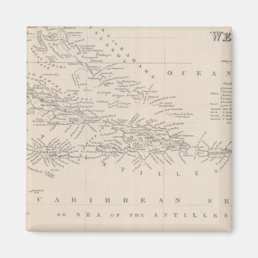 Westindien 11 magnet (Vorne)