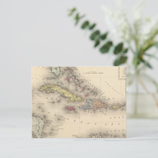 Westindien 12 postkarte (Stehend Vorderseite)