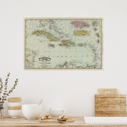 Westindien 14 poster (Küche)