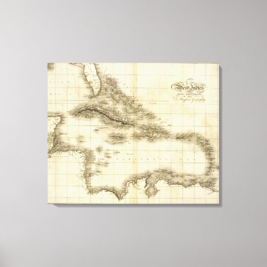 Westindien 17 leinwanddruck (Vorderseite)