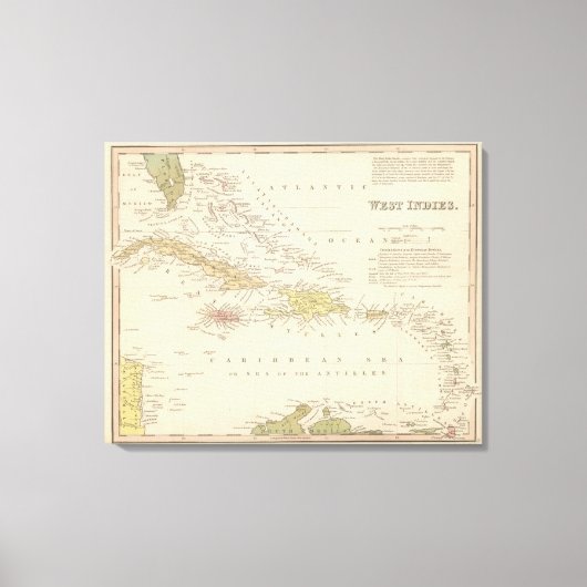 Westindien 17 leinwanddruck (Vorderseite)