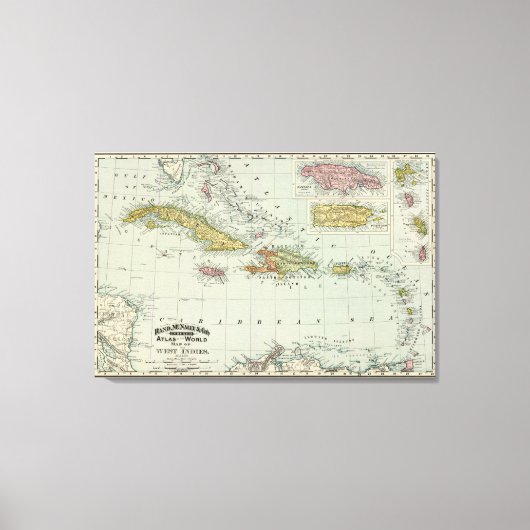 Westindien 19 leinwanddruck (Vorderseite)