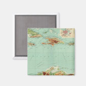 Westindien 2 magnet (Vorderseite/Rückseite)