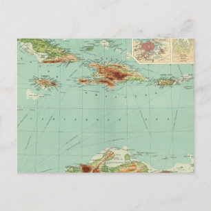 Westindien 2 postkarte