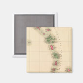 Westindien 75 magnet (Vorderseite/Rückseite)