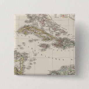 Westindien und Zentralamerika Button