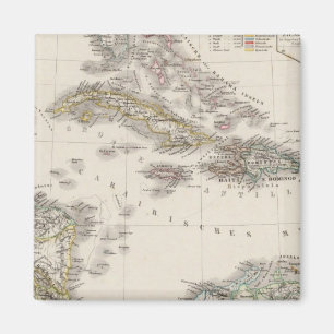 Westindien und Zentralamerika Magnet