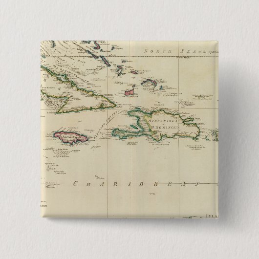 Westindische Inseln 2 Button (Vorderseite)