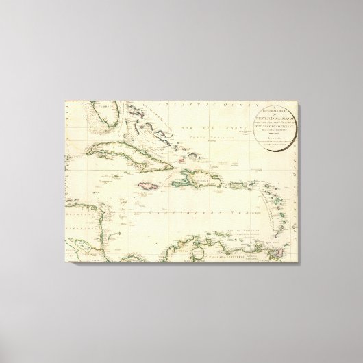 Westindische Inseln 2 Leinwanddruck (Vorderseite)