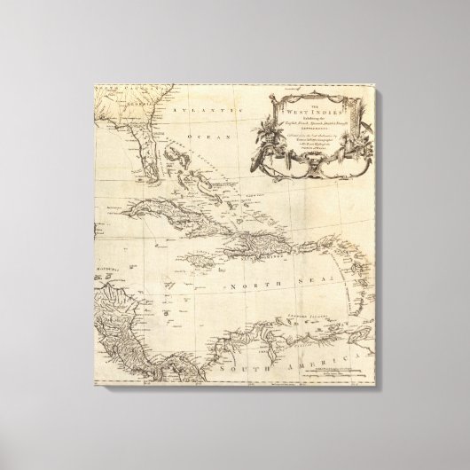 Westindische Inseln 2 Leinwanddruck (Vorderseite)