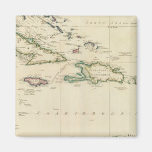 Westindische Inseln 2 Magnet