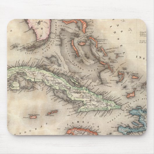 Westindische Inseln 2 Mousepad (Vorne)