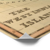 Westindische Inseln 2 Poster (Ecke)