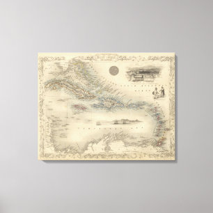 Westindische Inseln 3 Leinwanddruck
